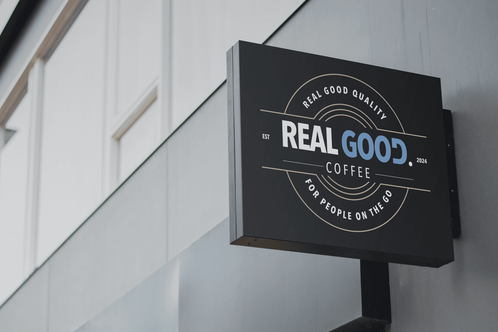 Real Good Coffee brand and product content shot in Birmingham